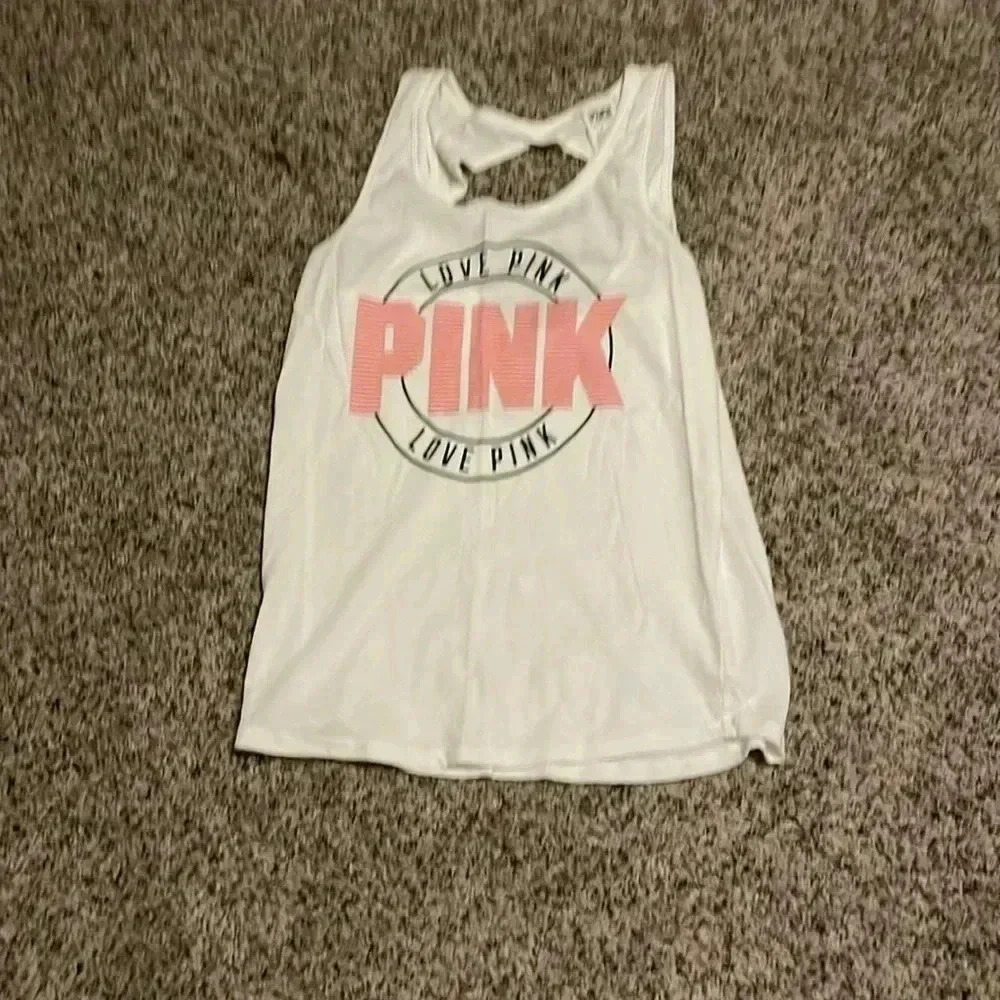 Pink tank top size small